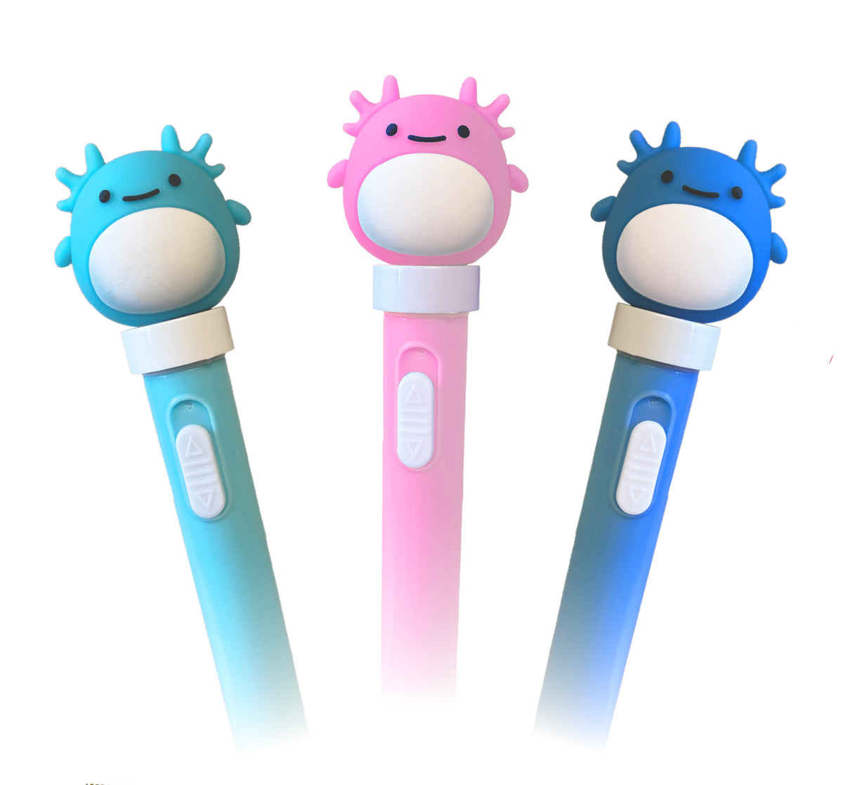 Axolotl Spinning LED Light Up Pens – Streamline Imagined Wholesale