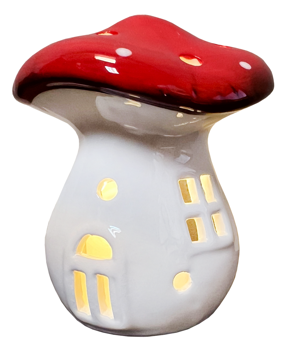 Mushroom Luminary W Flameless Candle Streamline Imagined Wholesale mushroom-luminary-w-flameless-candle-streamline-imagined-wholesale