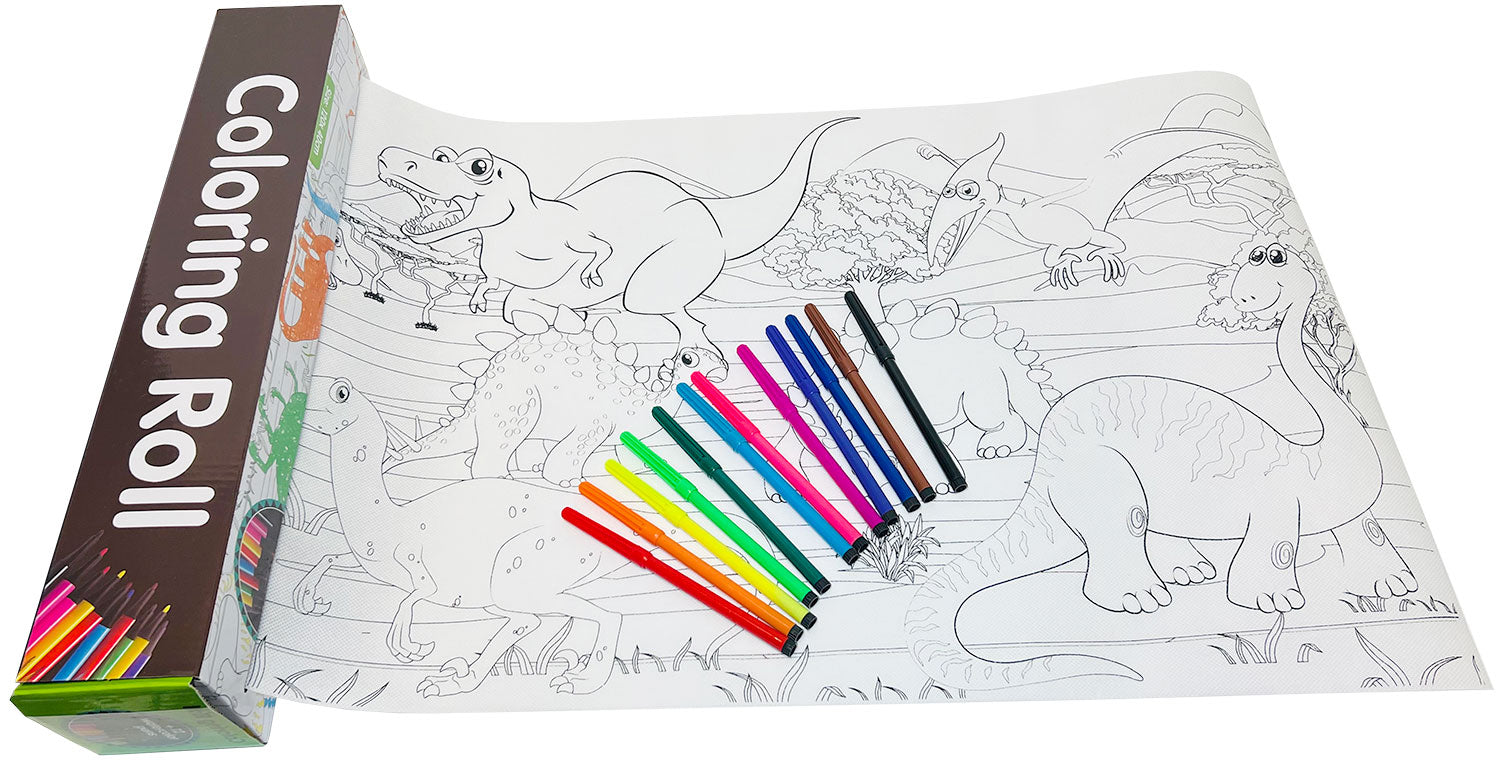 Dinosaur Coloring Roll