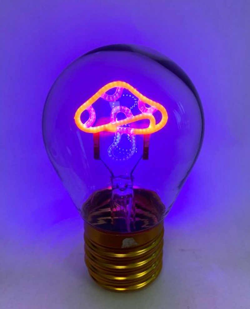 mushroom grow light bulb Neon Bulb Light- Mushroom – Streamline Imagined Wholesale