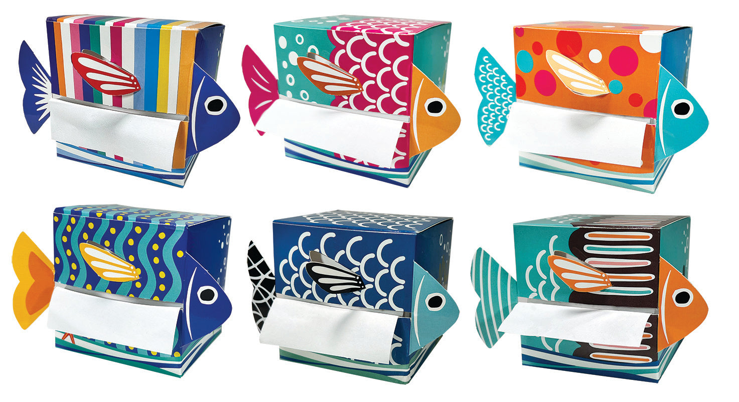 Fish Tales Sticky Notes & Colorful Dispensers – Streamline